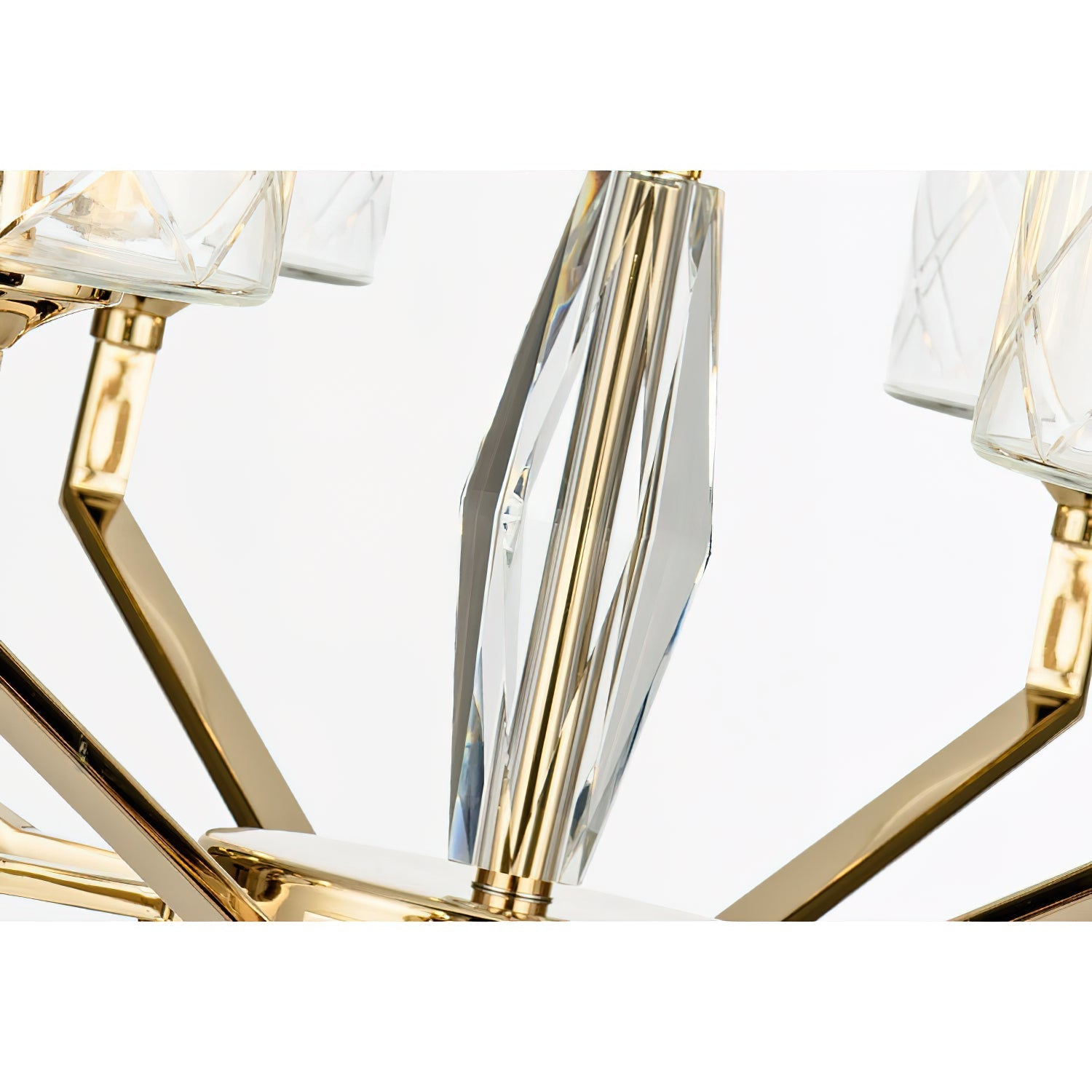 Dew Lustre Laiton Verre Luxe Postmoderne - Neutralighting