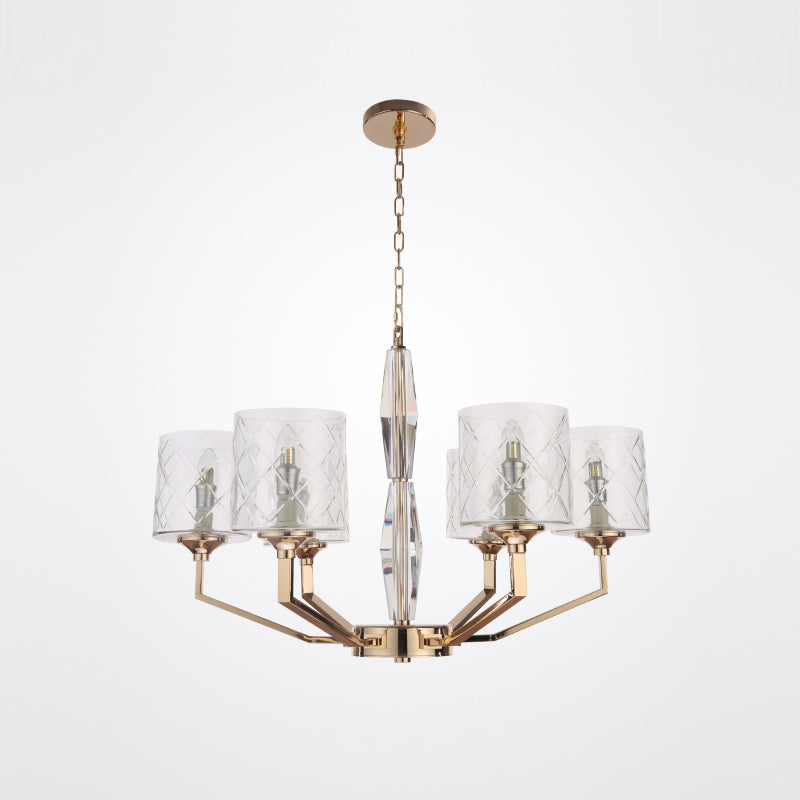 Dew Lustre Laiton Verre Luxe Postmoderne - Neutralighting