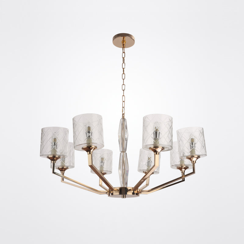 Dew Lustre Laiton Verre Luxe Postmoderne - Neutralighting