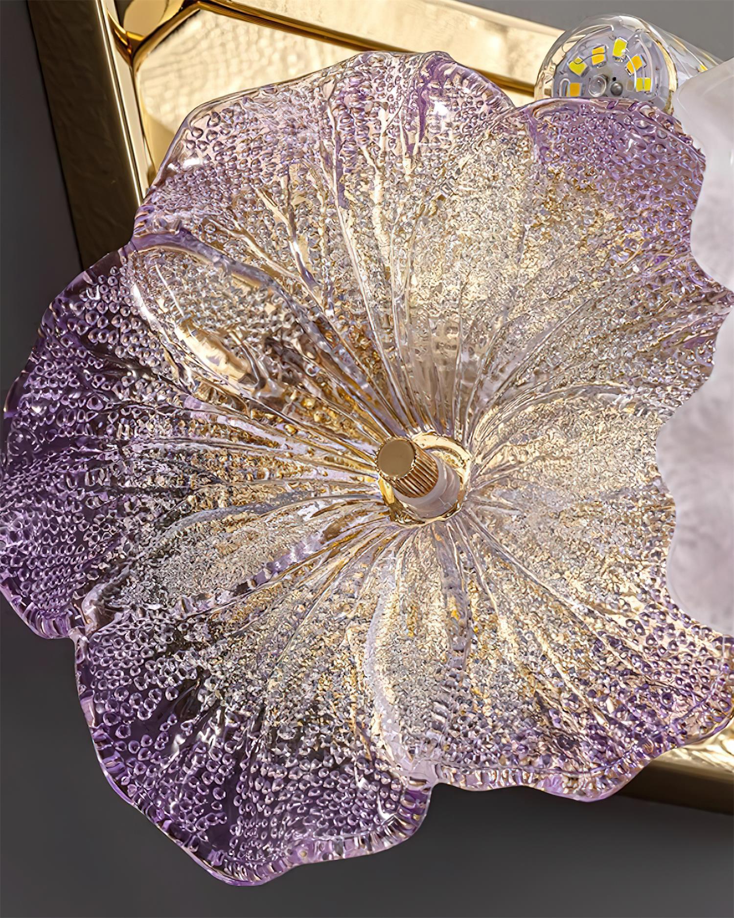 Elaria Applique Murale Accent Pétale en Verre - Neutralighting