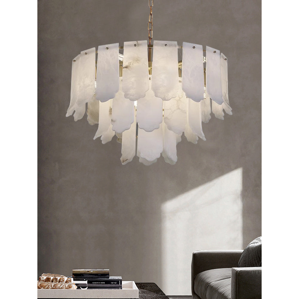 Hue Lustre Laiton Albâtre Luxe Postmoderne - Neutralighting