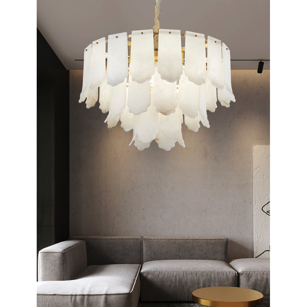 Hue Lustre Laiton Albâtre Luxe Postmoderne - Neutralighting