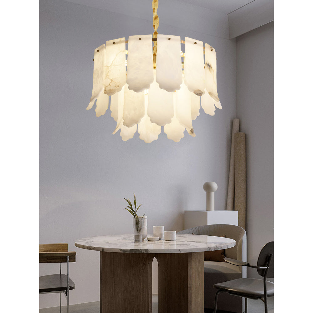 Hue Lustre Laiton Albâtre Luxe Postmoderne - Neutralighting