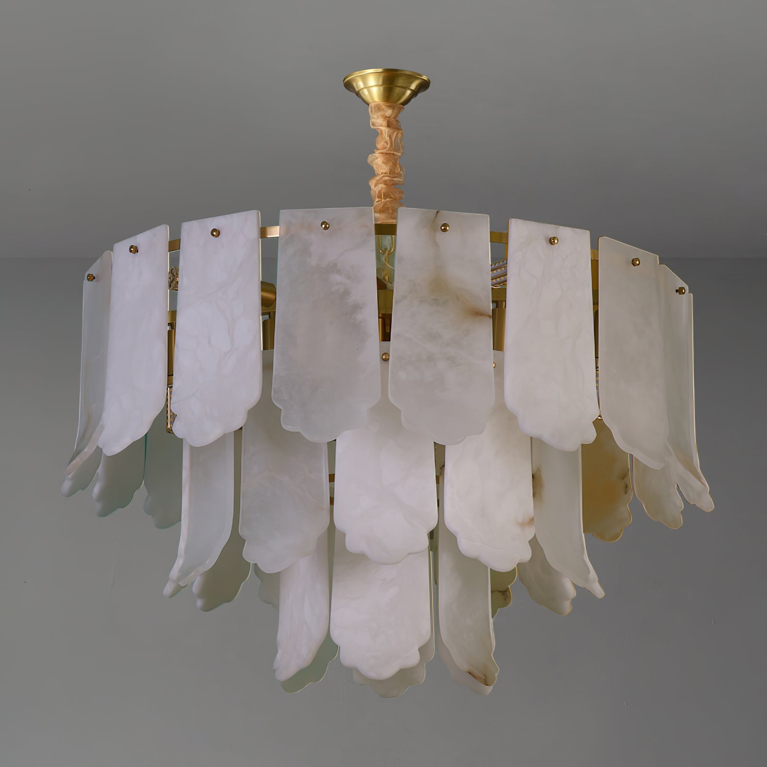 Hue Lustre Laiton Albâtre Luxe Postmoderne - Neutralighting