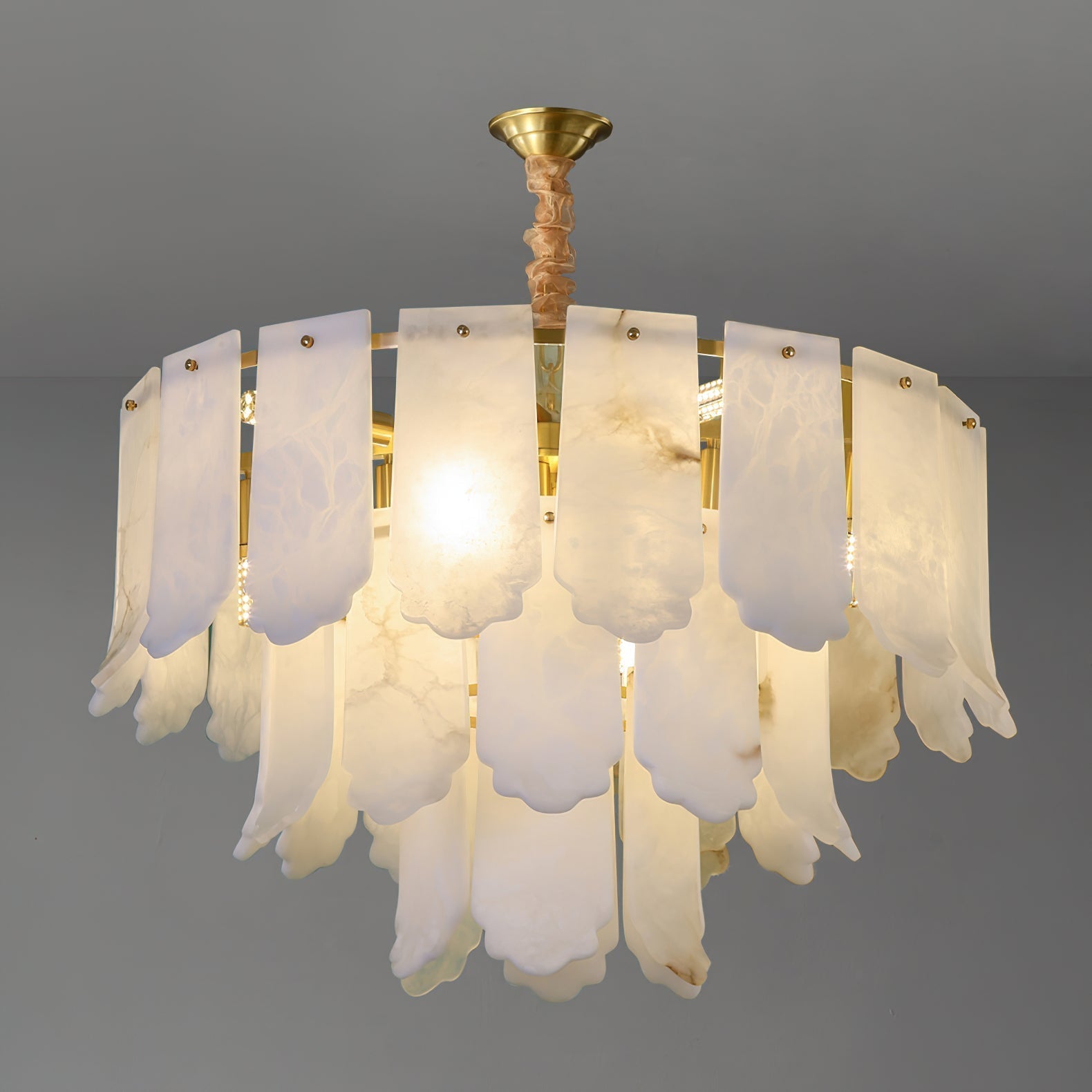 Hue Lustre Laiton Albâtre Luxe Postmoderne - Neutralighting