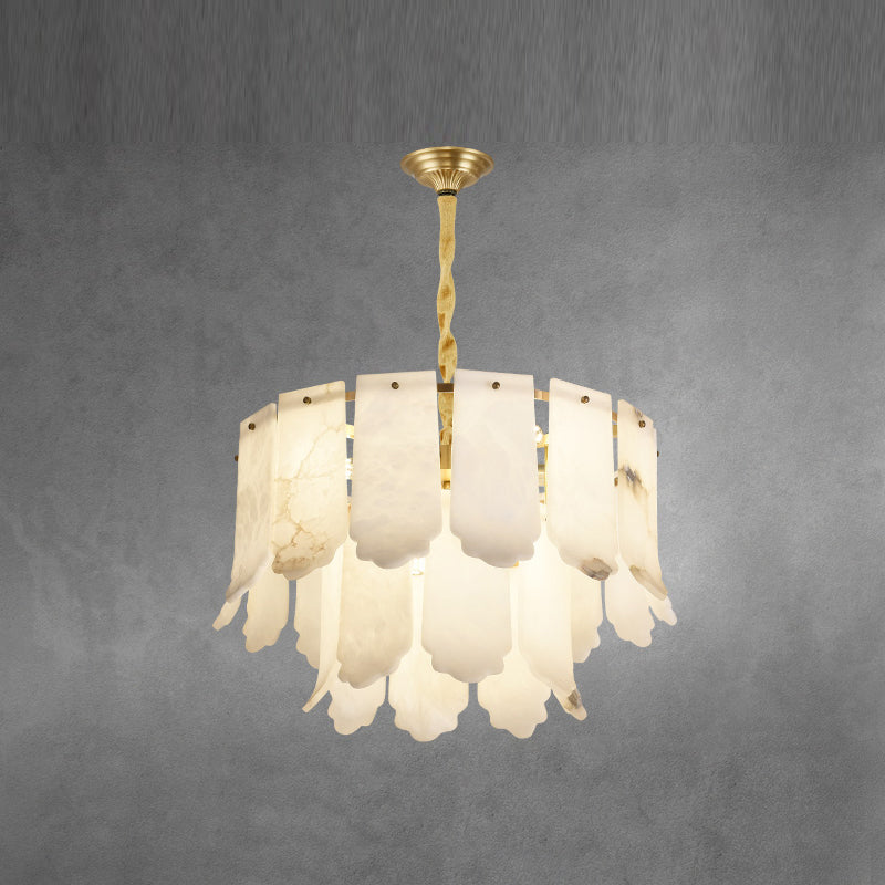 Hue Lustre Laiton Albâtre Luxe Postmoderne - Neutralighting