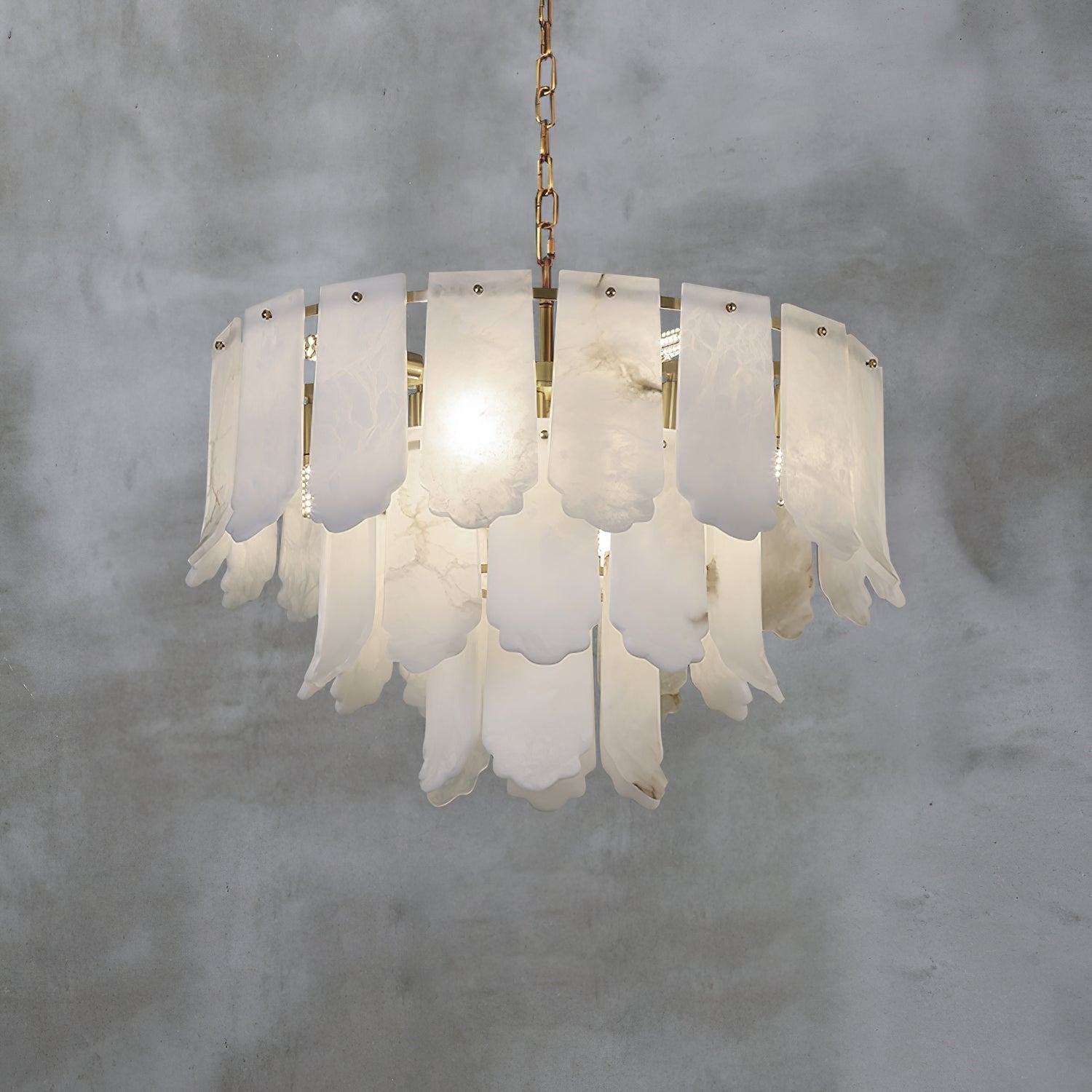 Hue Lustre Laiton Albâtre Luxe Postmoderne - Neutralighting