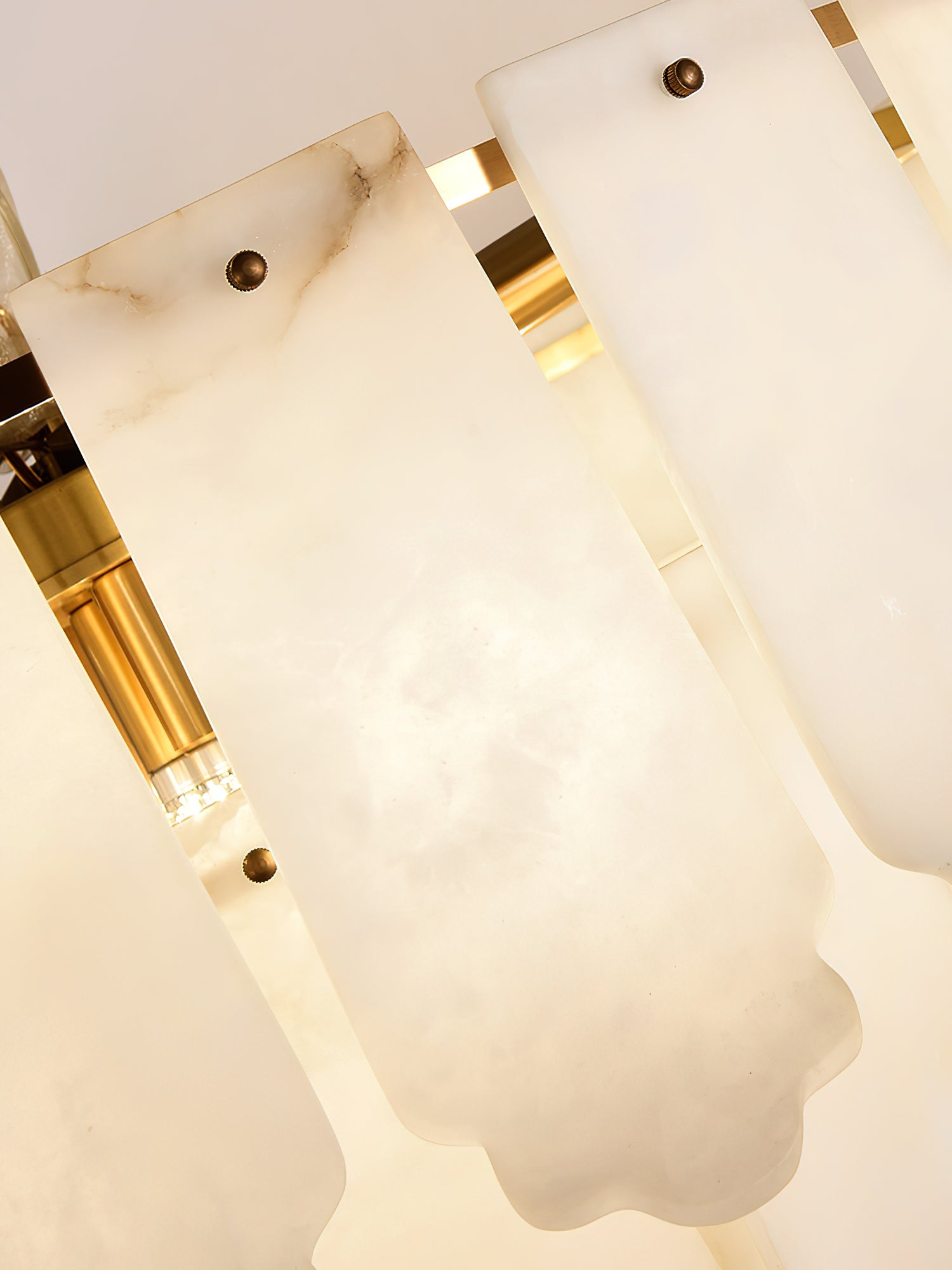 Hue Lustre Laiton Albâtre Luxe Postmoderne - Neutralighting