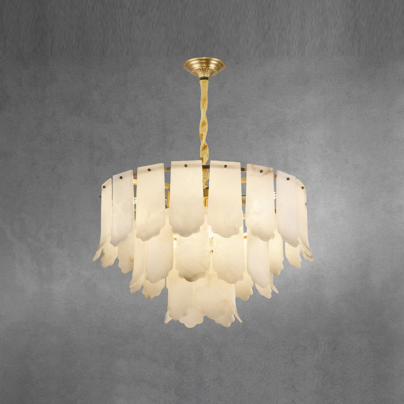 Hue Lustre Laiton Albâtre Luxe Postmoderne - Neutralighting