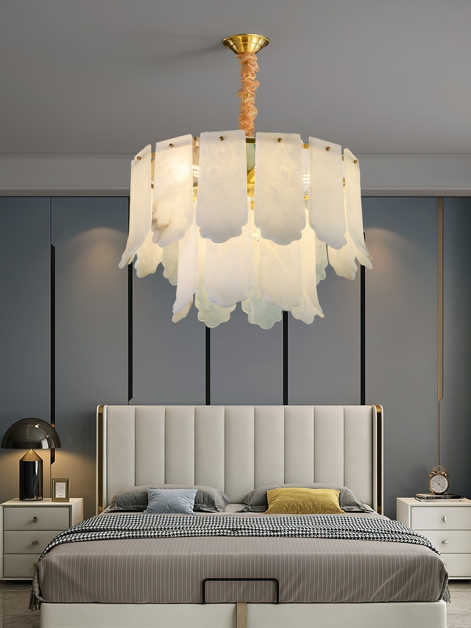 Hue Lustre Laiton Albâtre Luxe Postmoderne - Neutralighting