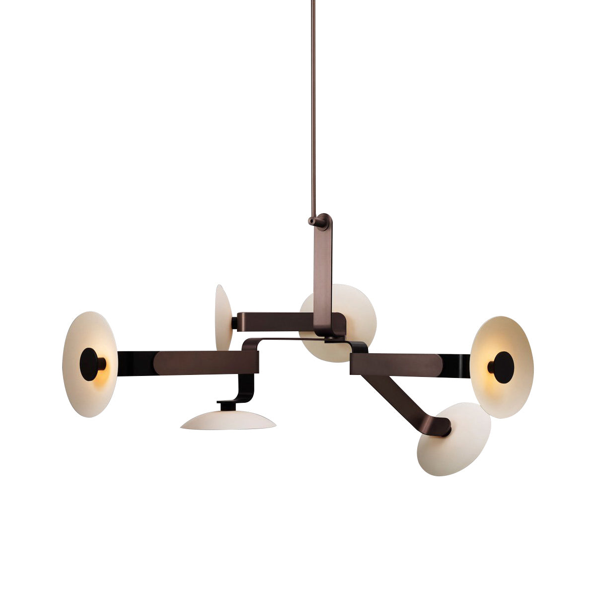 Jade Lustre Métal Marron Créativité Individuelle - Neutralighting