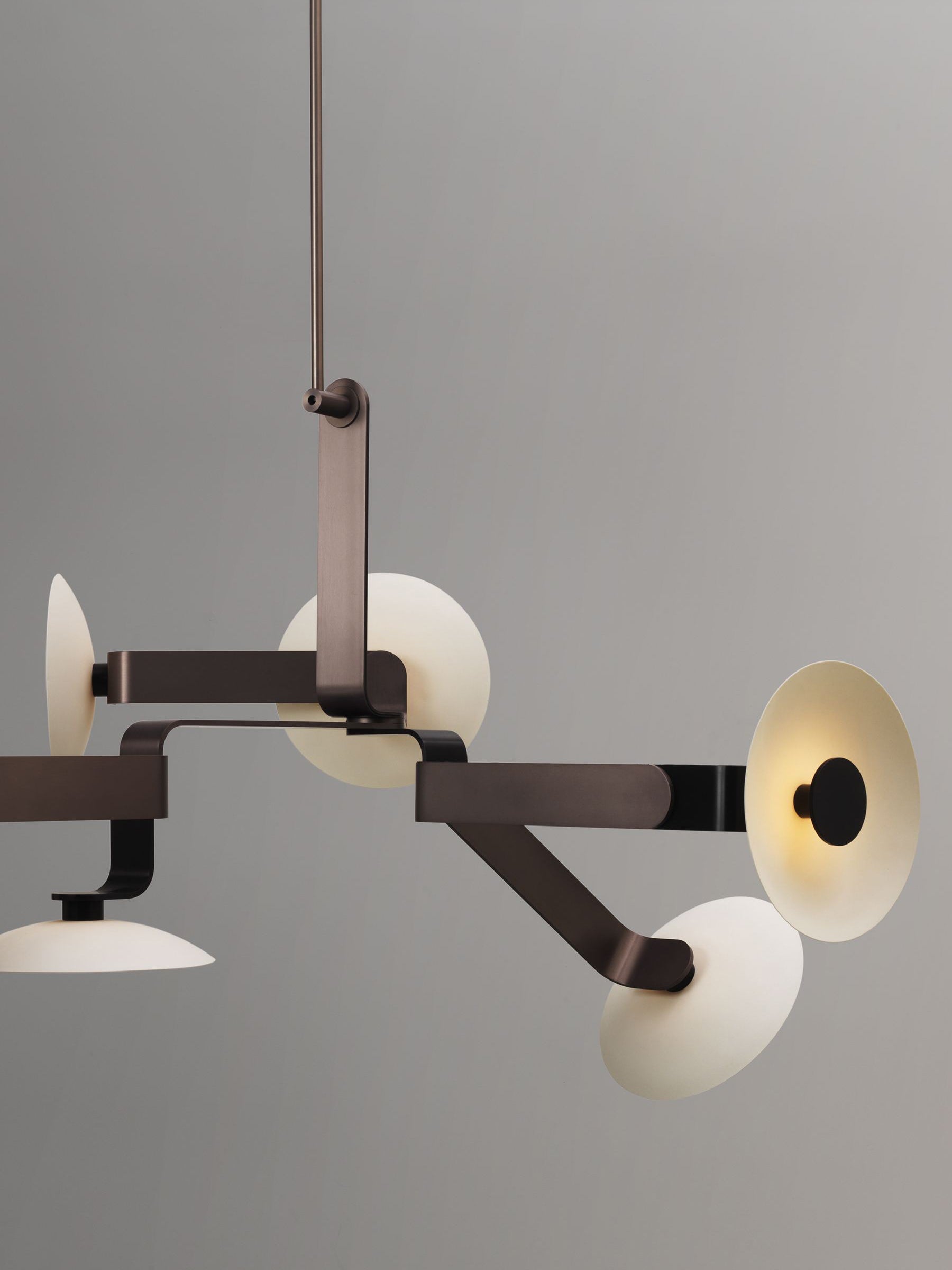 Jade Lustre Métal Marron Créativité Individuelle - Neutralighting