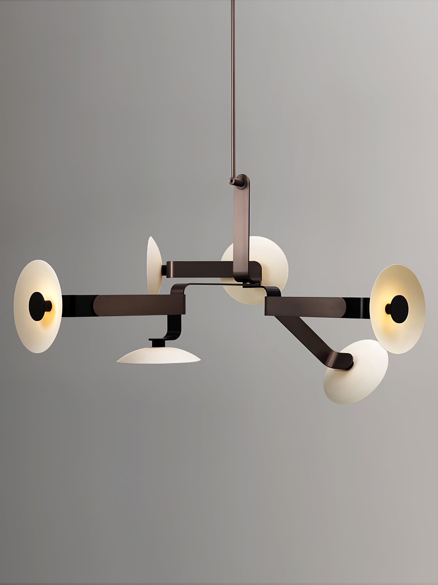 Jade Lustre Métal Marron Créativité Individuelle - Neutralighting