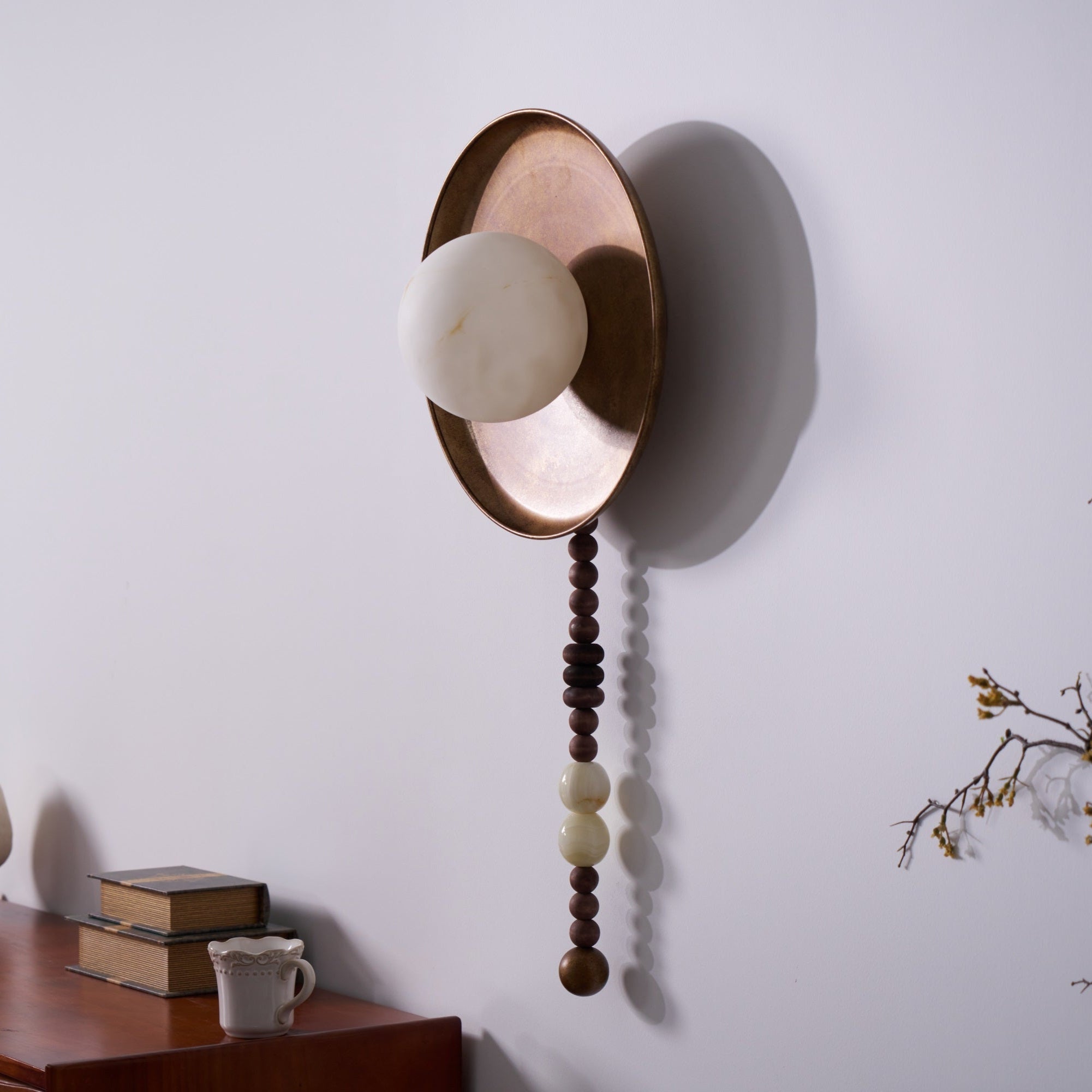 Olive Applique Murale Premium Nordique Art Marbre - Neutralighting