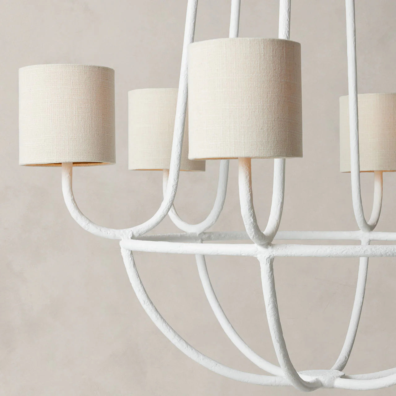 Lithe Lustre Laiton Métal Tissu Vintage - Neutralighting