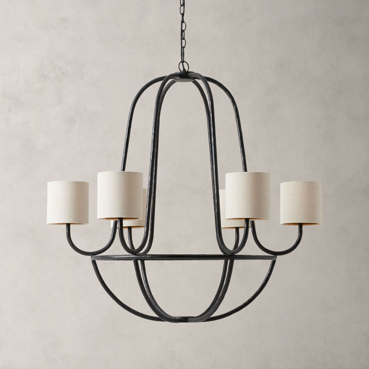 Lithe Lustre Laiton Métal Tissu Vintage - Neutralighting