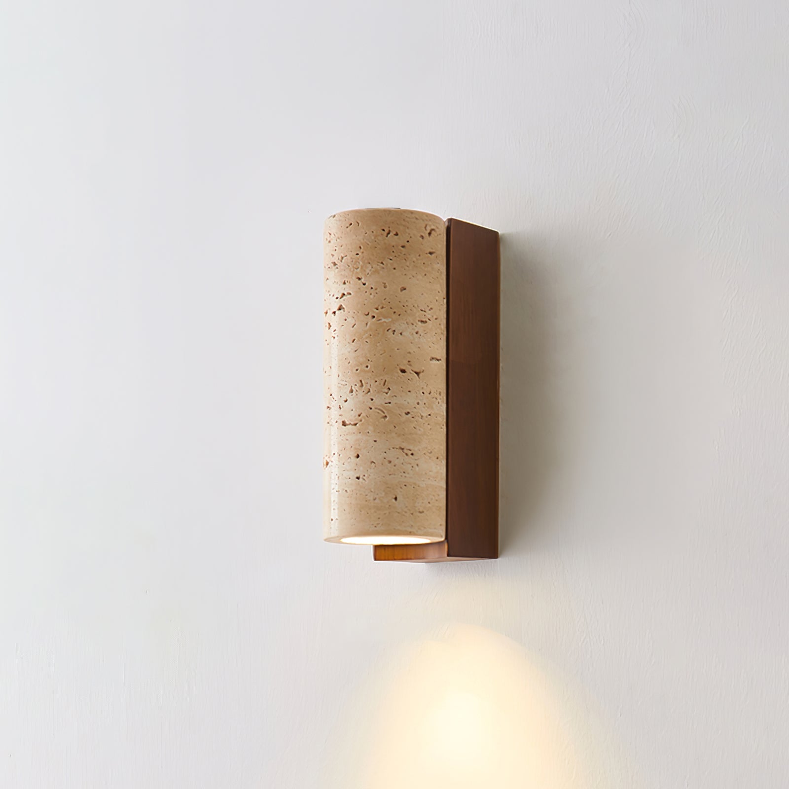 Nula Applique Murale en Travertin Naturel - Neutralighting