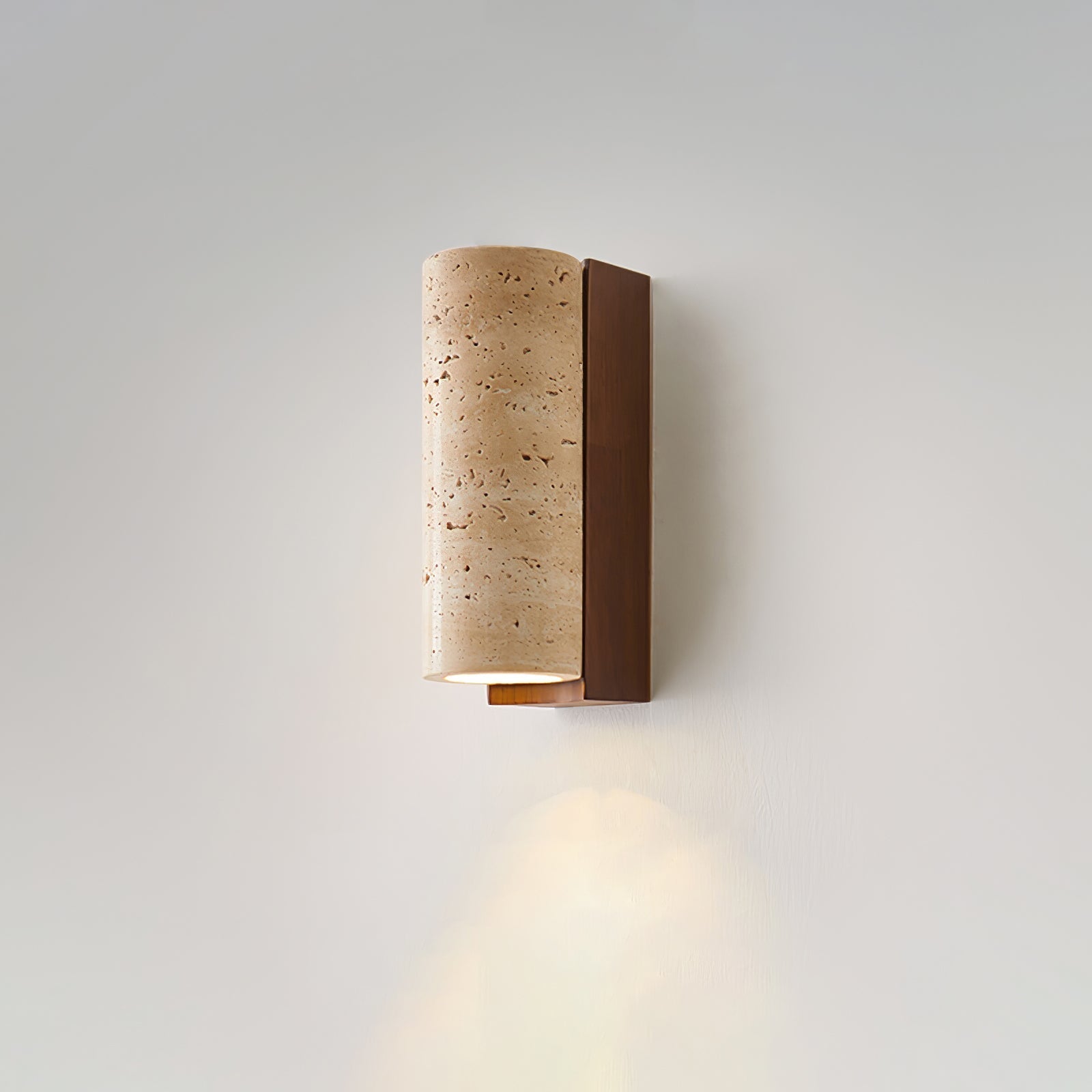 Nula Applique Murale en Travertin Naturel - Neutralighting