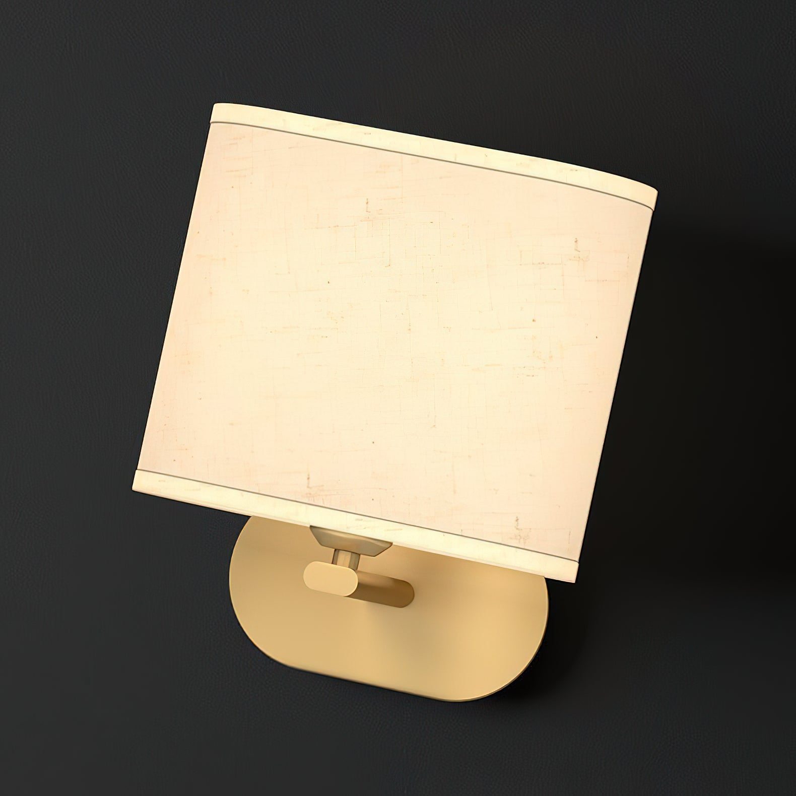 Myth Applique Murale Laiton Tissu Moderne Salon - Neutralighting