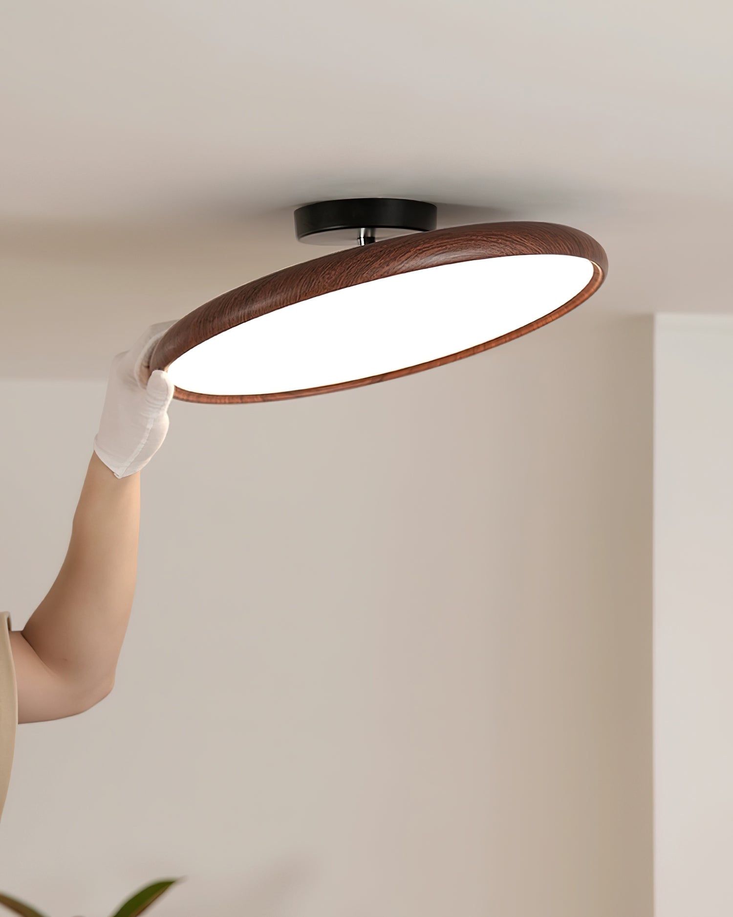 Cavelo Oval Semi-Flush Ceiling Light - Letslighting