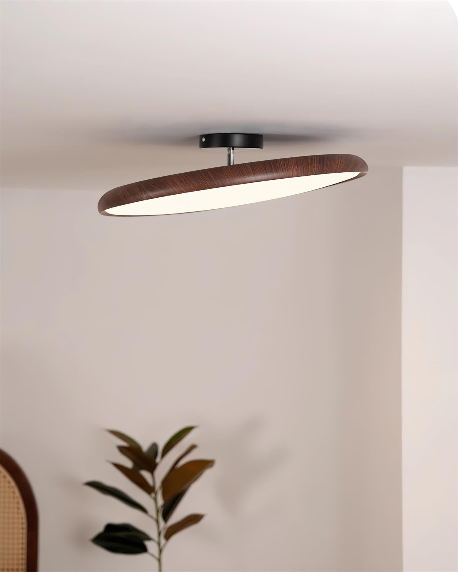 Cavelo Oval Semi-Flush Ceiling Light - Letslighting