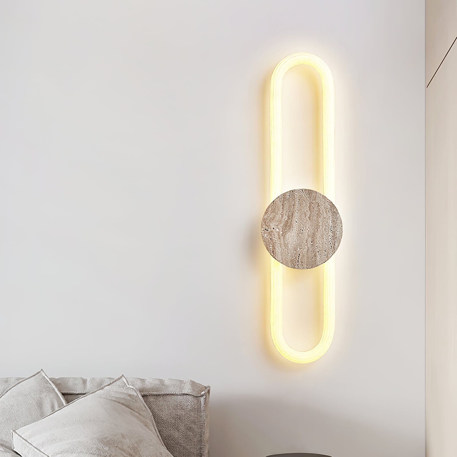 Mysole Applique Murale Travertin - Neutralighting