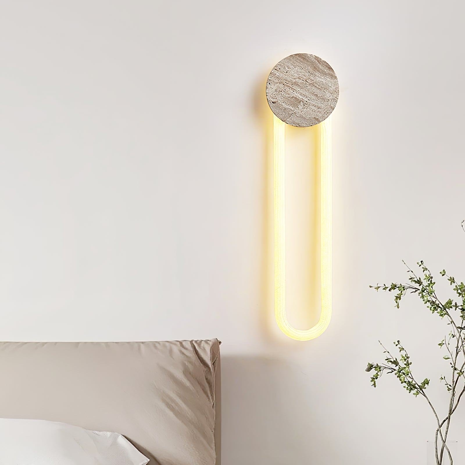 Mysole Applique Murale Travertin - Neutralighting