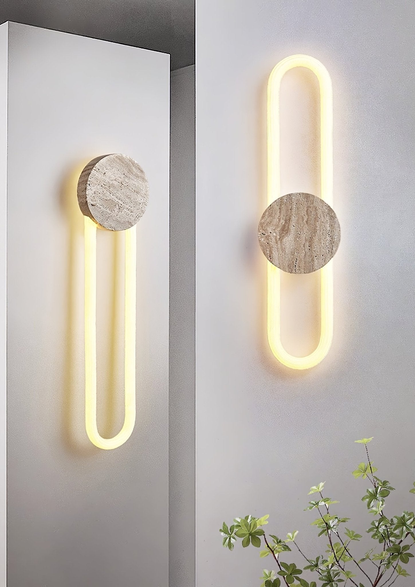 Mysole Applique Murale Travertin - Neutralighting