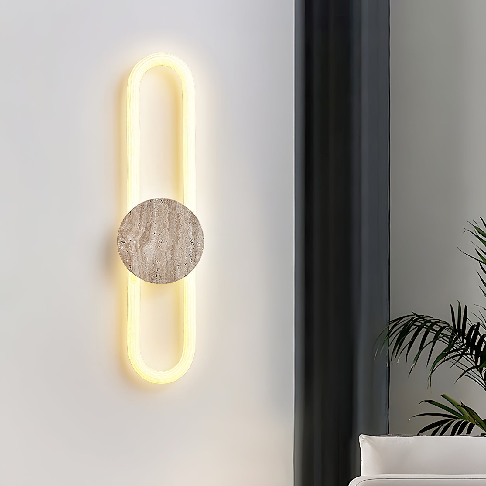Mysole Applique Murale Travertin - Neutralighting