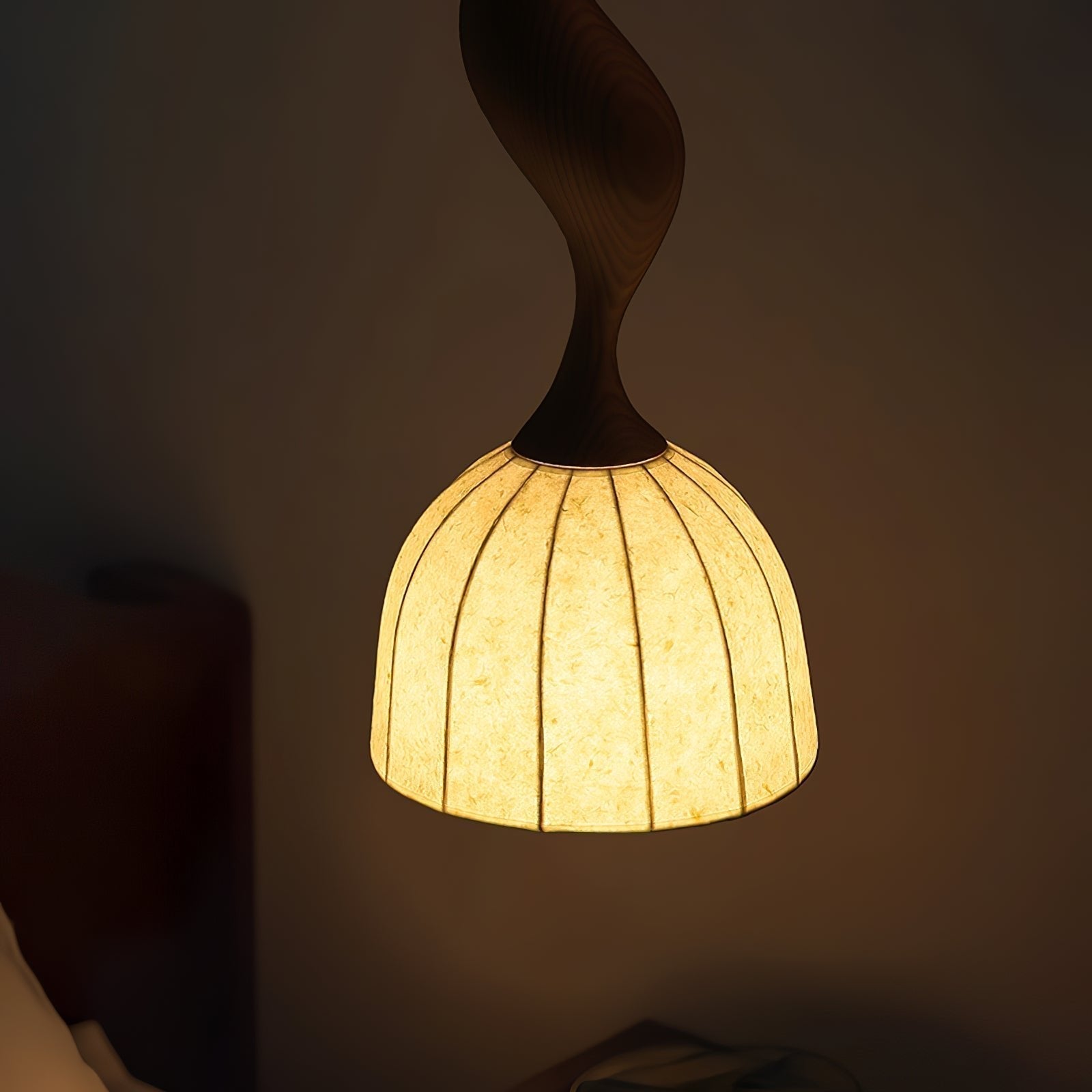 Colire Creativity Twisted Metal Wood Pendant Light - Blowlighting