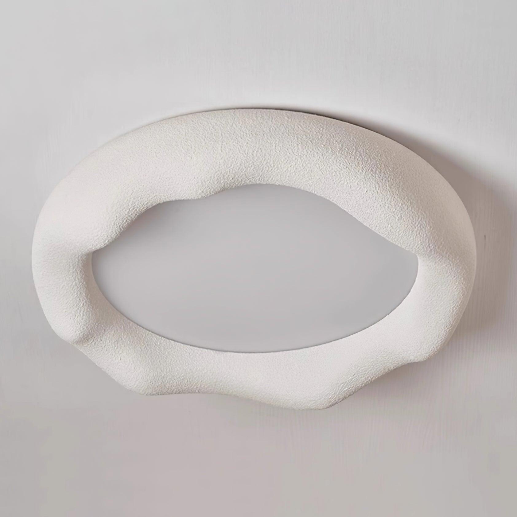 Vesperin Plafonnier en résine organique et fibre de verre, couleur beige - Neutralighting