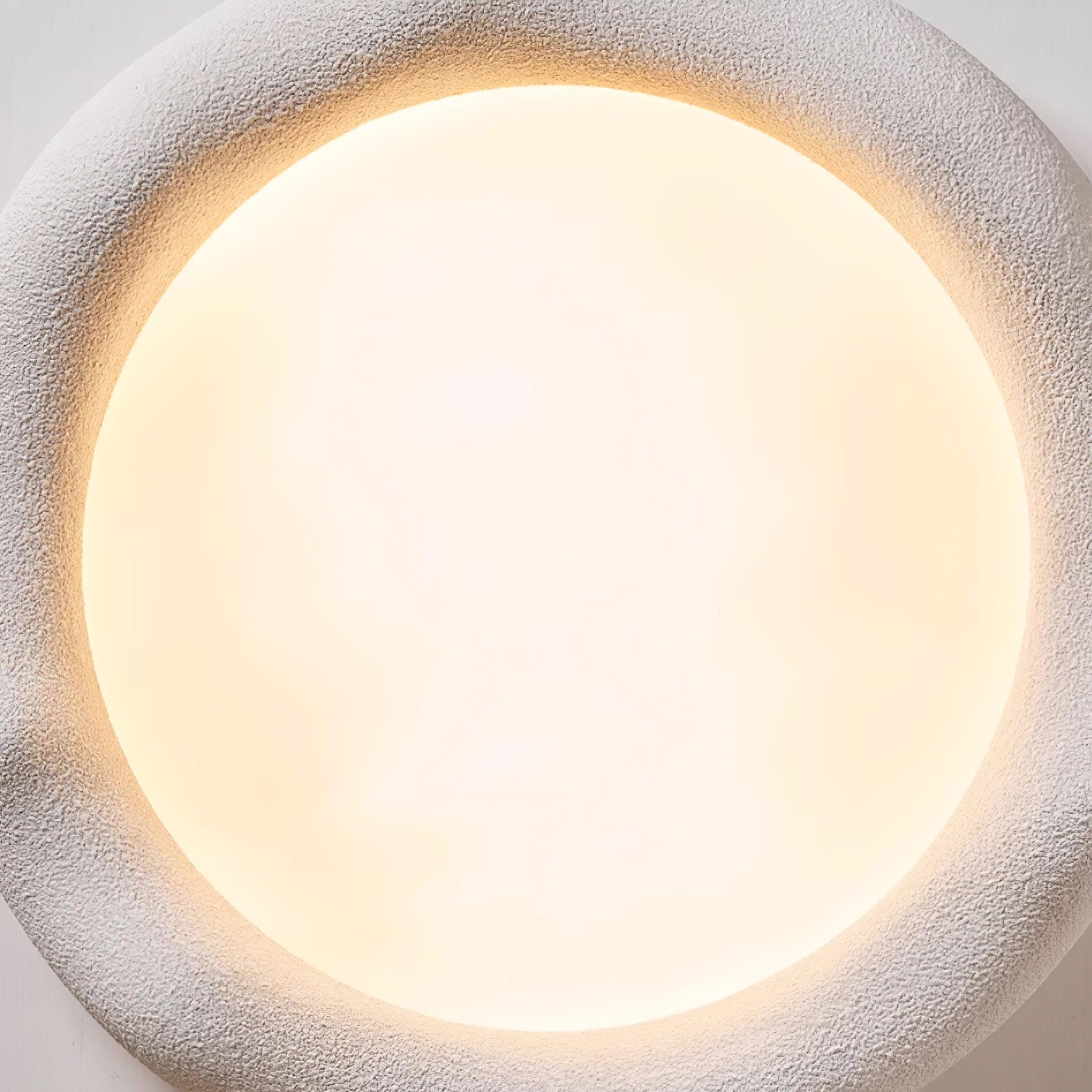 Vesperin Plafonnier en résine organique et fibre de verre, couleur beige - Neutralighting