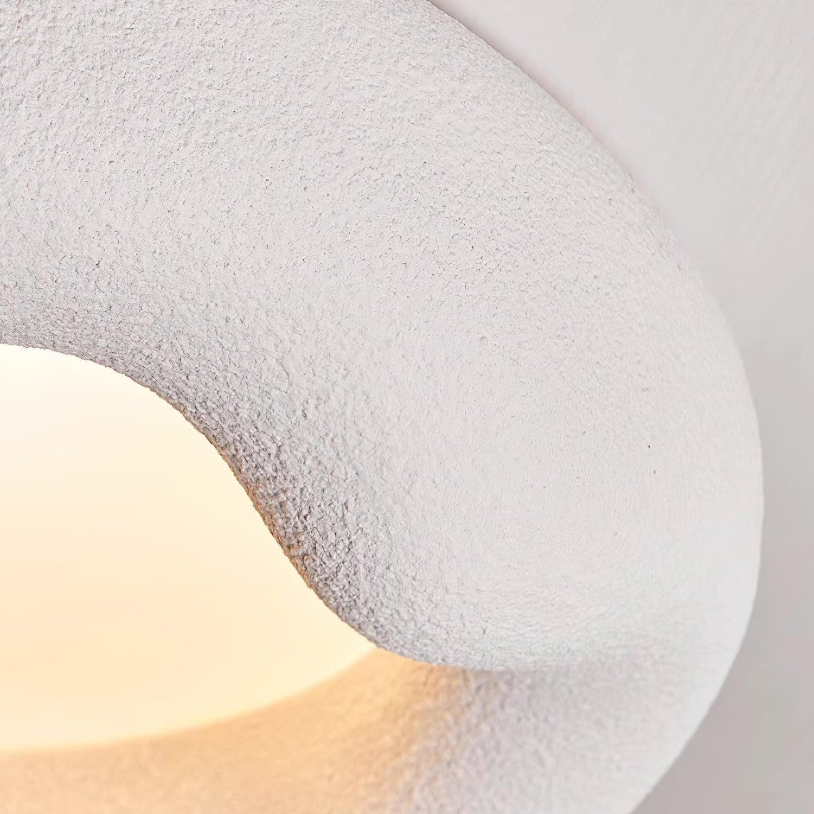 Vesperin Plafonnier en résine organique et fibre de verre, couleur beige - Neutralighting