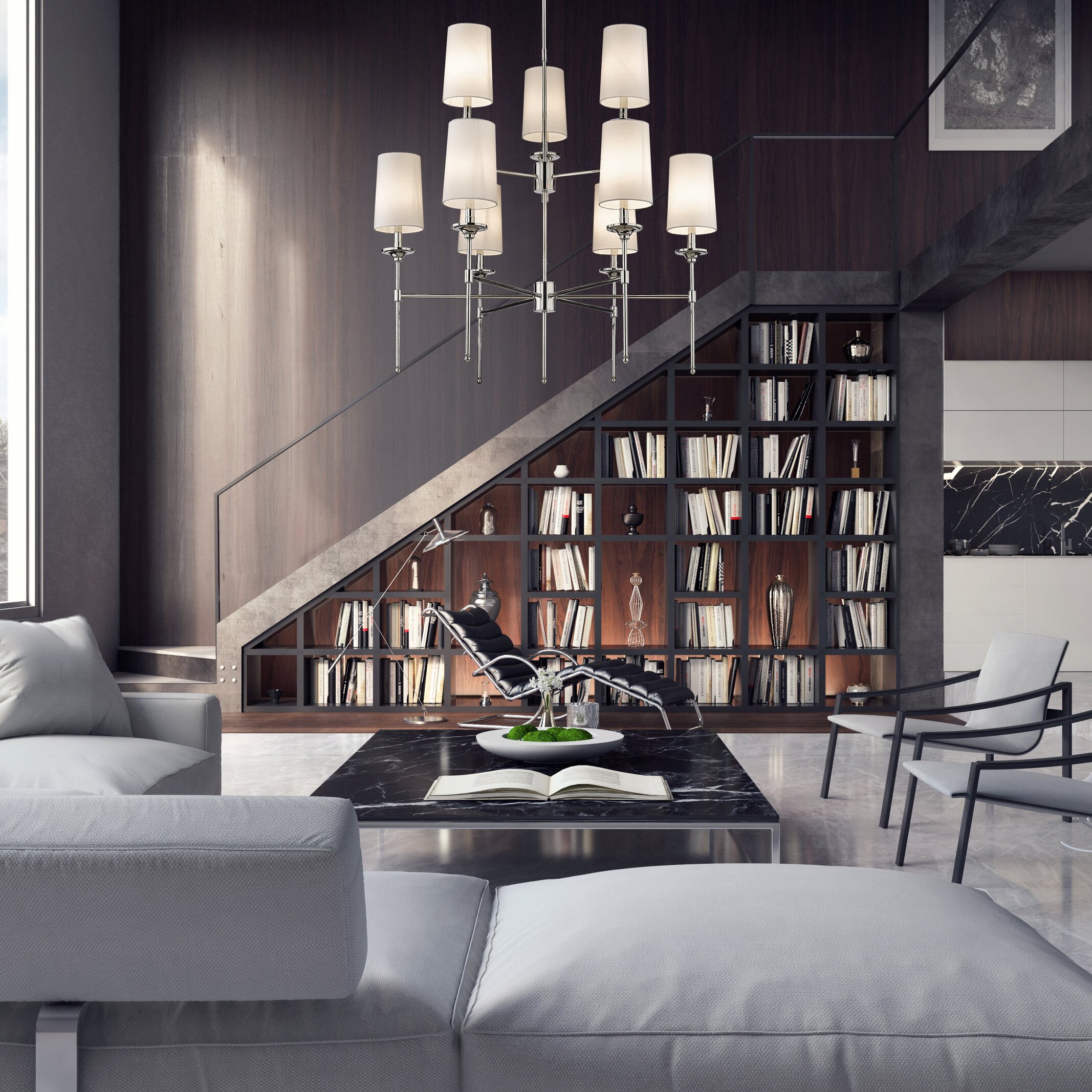 Armiriel Lustre Laiton Tissu Vintage Industriel - Neutralighting