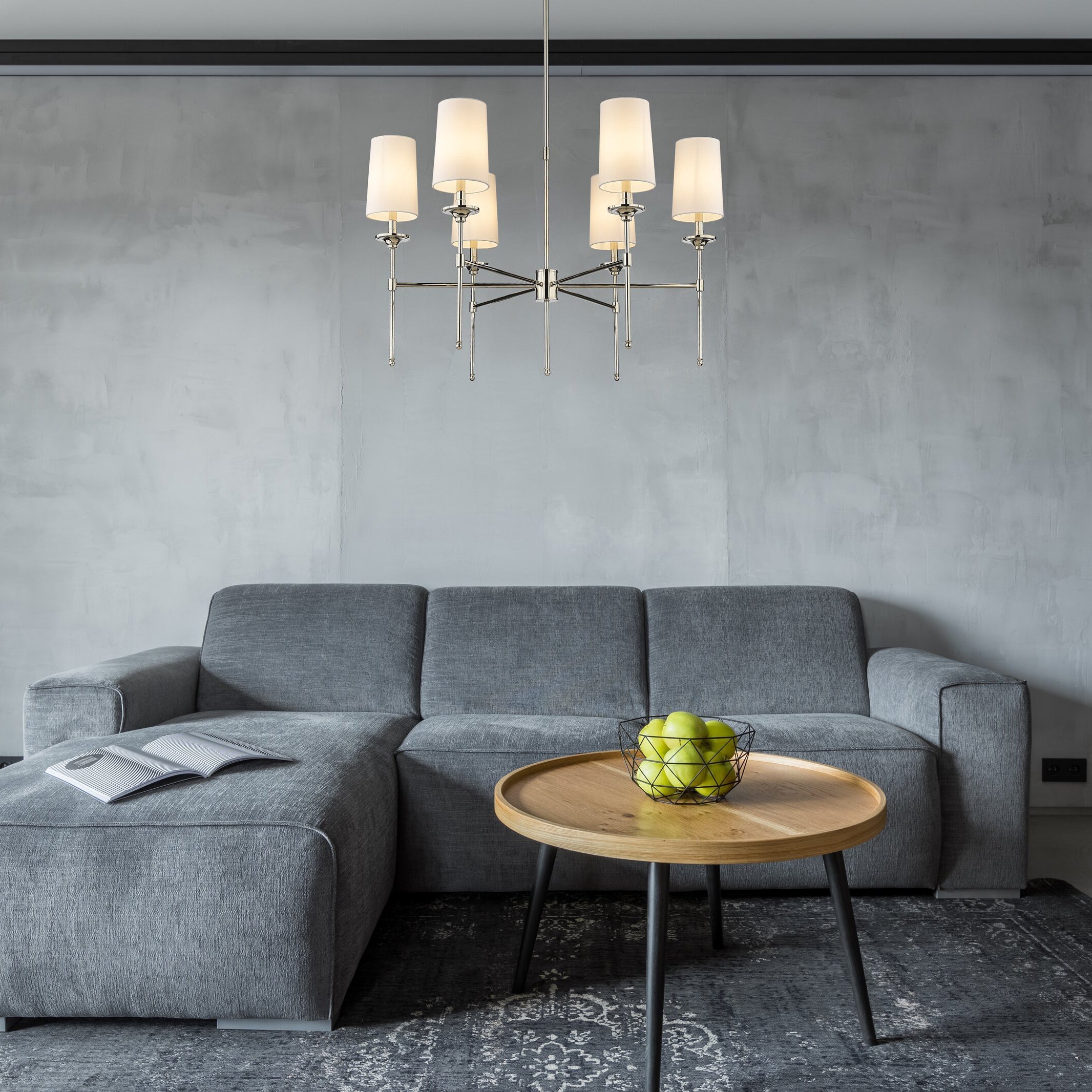 Armiriel Lustre Laiton Tissu Vintage Industriel - Neutralighting