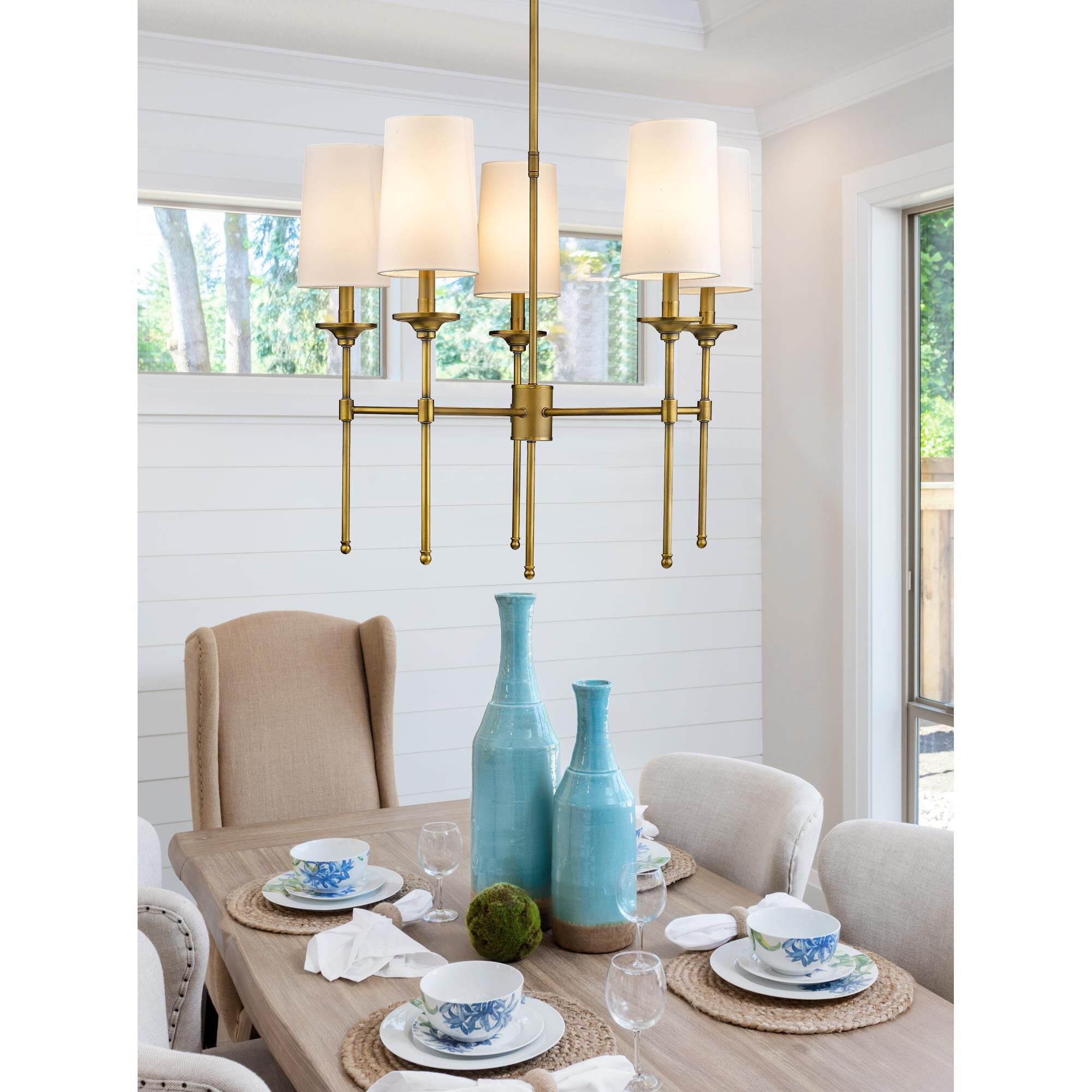 Armiriel Lustre Laiton Tissu Vintage Industriel - Neutralighting
