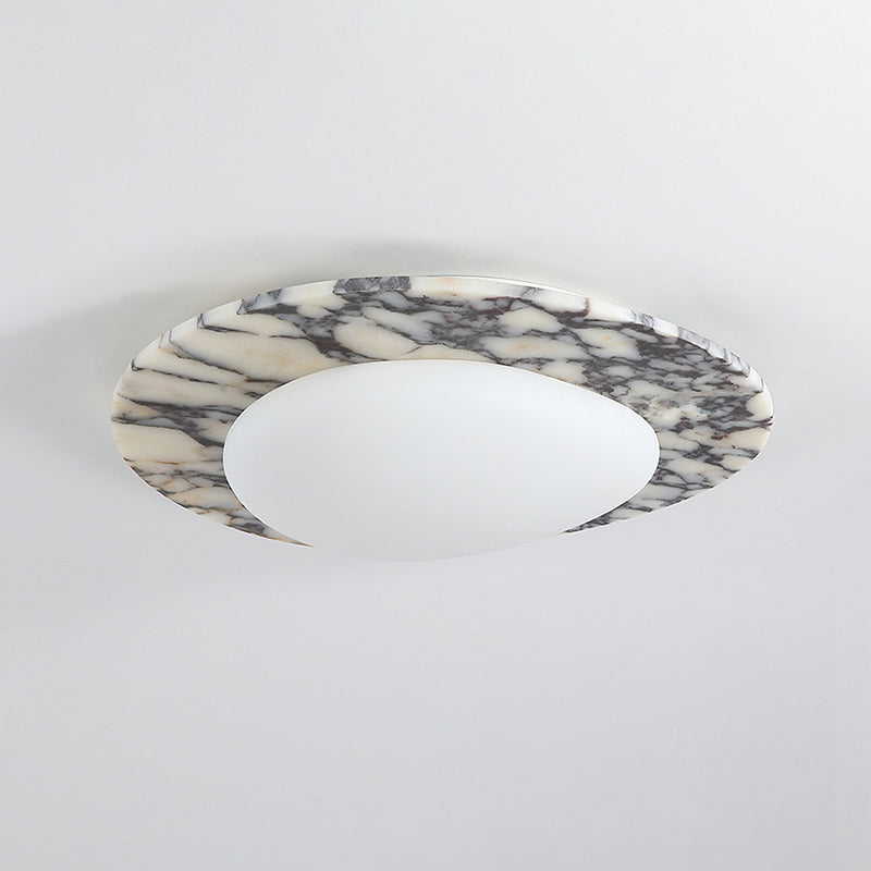 Ceraeion Modern Minimalist Marble Glass Ceiling Lamp - Lamp Copper