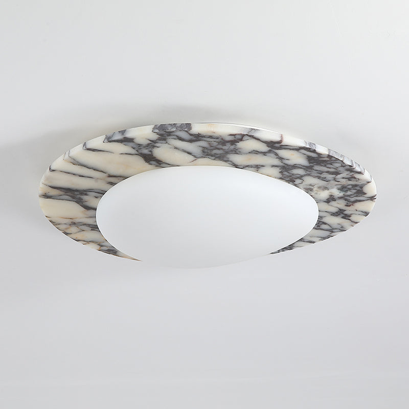 Ceraeion Modern Minimalist Marble Glass Ceiling Lamp - Lamp Copper