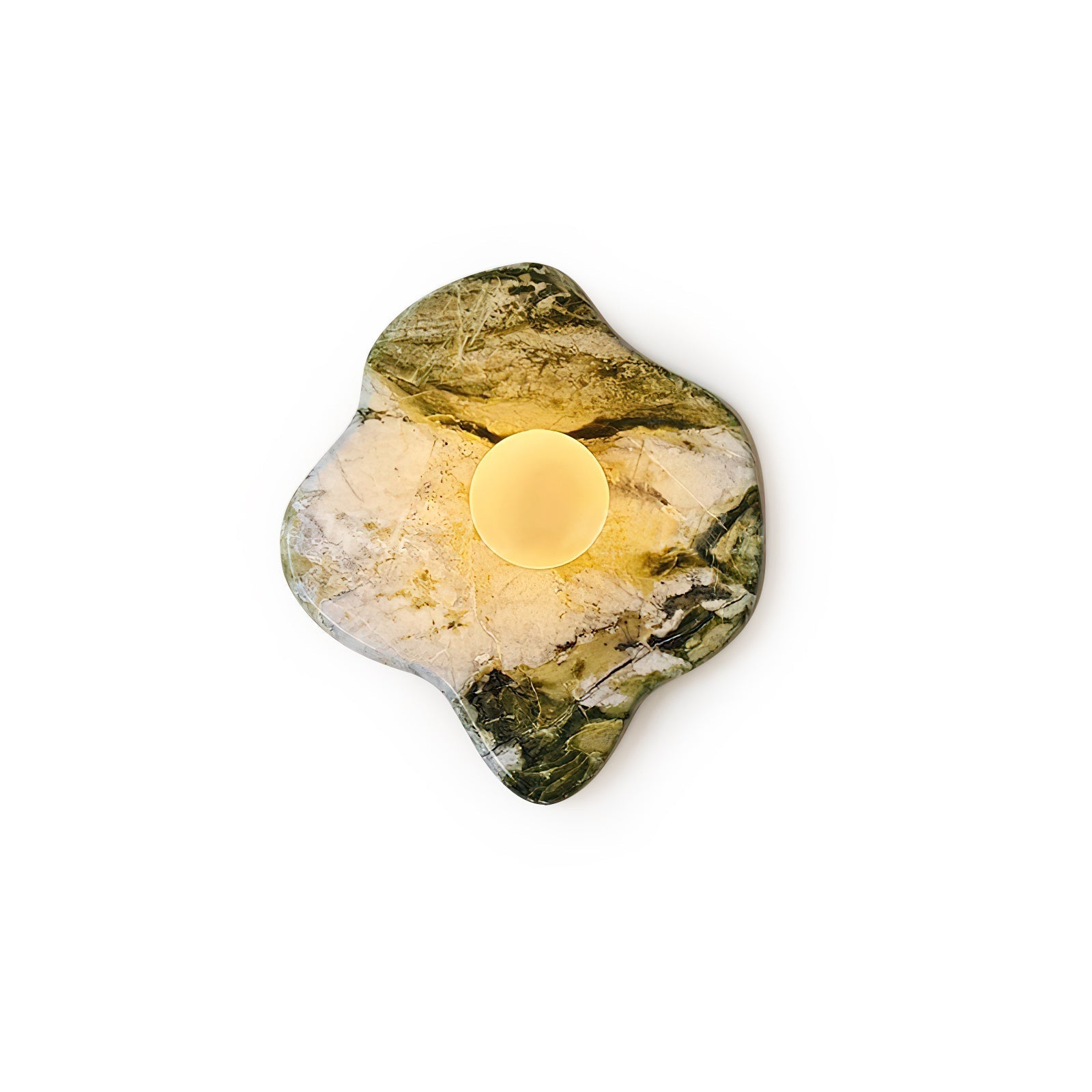Orphaarae Modern Minimalist Glass Marble Wall Lamp - Lamp Copper