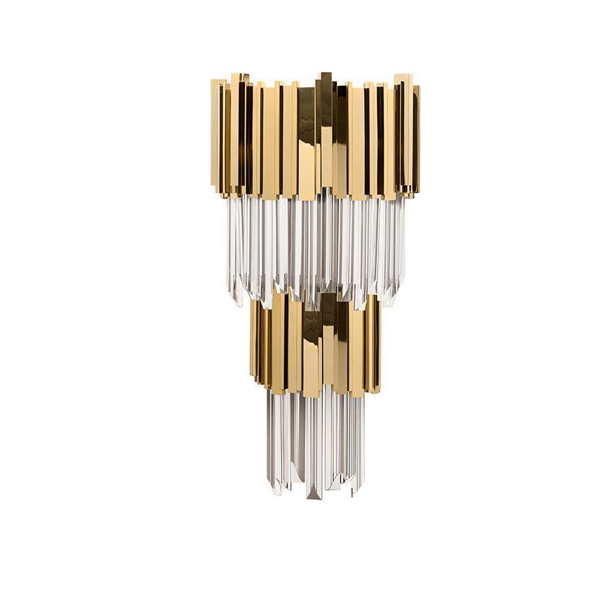 Vevyniel Postmoderne Luxe Empire Cristal Applique Murale - Neutralighting