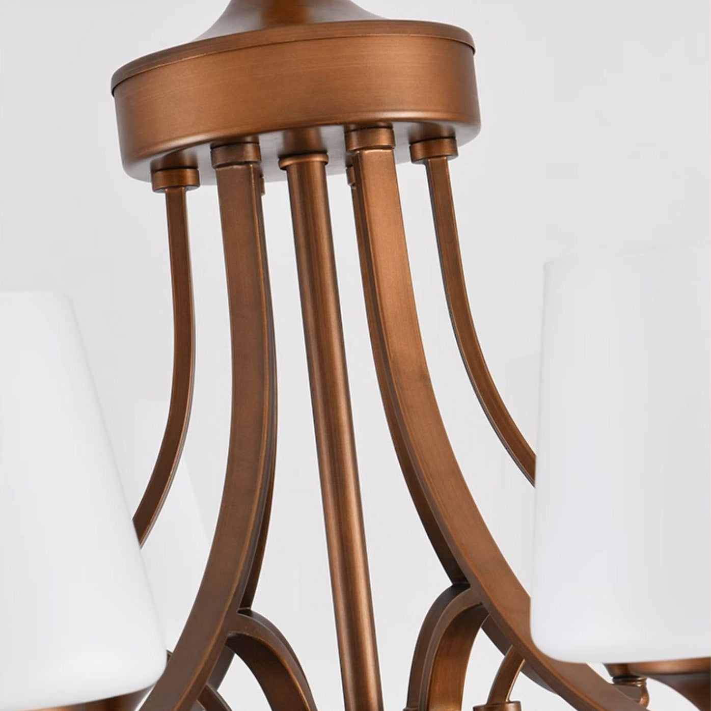 Ulrinara Chandelier Laiton Verre Luxe Postmoderne Salon - Neutralighting