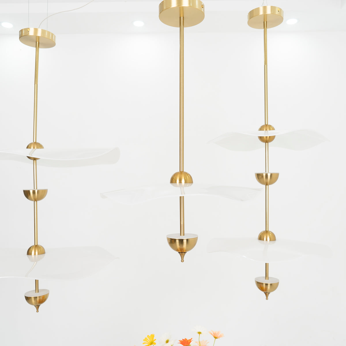 Envolee Double Biscuit Pendant Light - Blowlighting