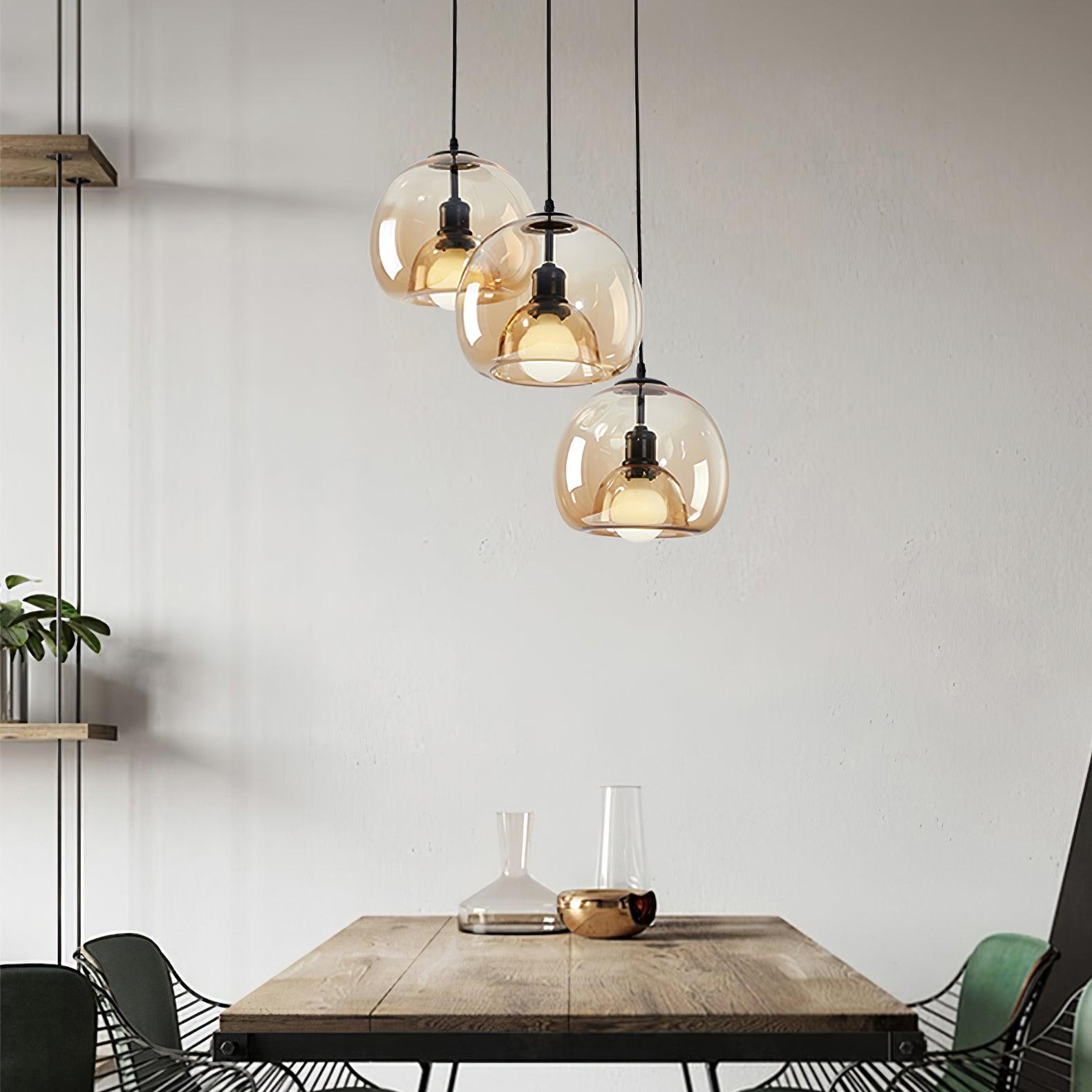 Zelirila Nordic Art Pearl Glass Pendant Lamp - Neutralighting