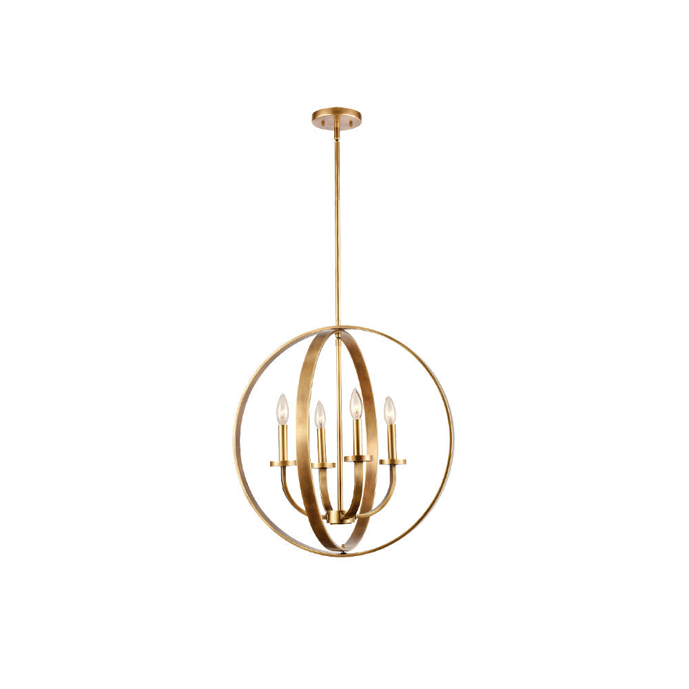 Icarila Suspension Métal Laiton Industriel Vintage Salon - Neutralighting