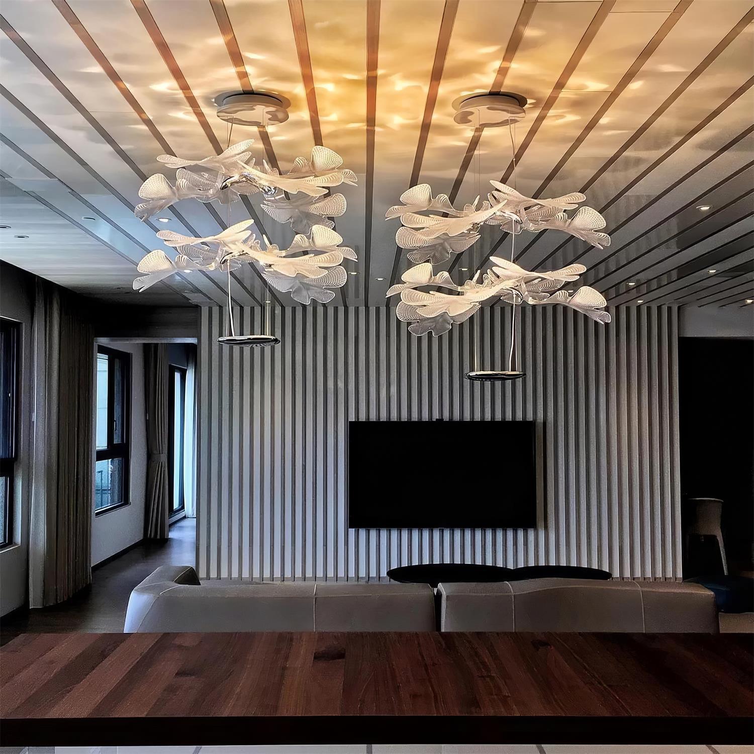 Etoile Lampe Pendante Ondulée LED Organique - Neutralighting