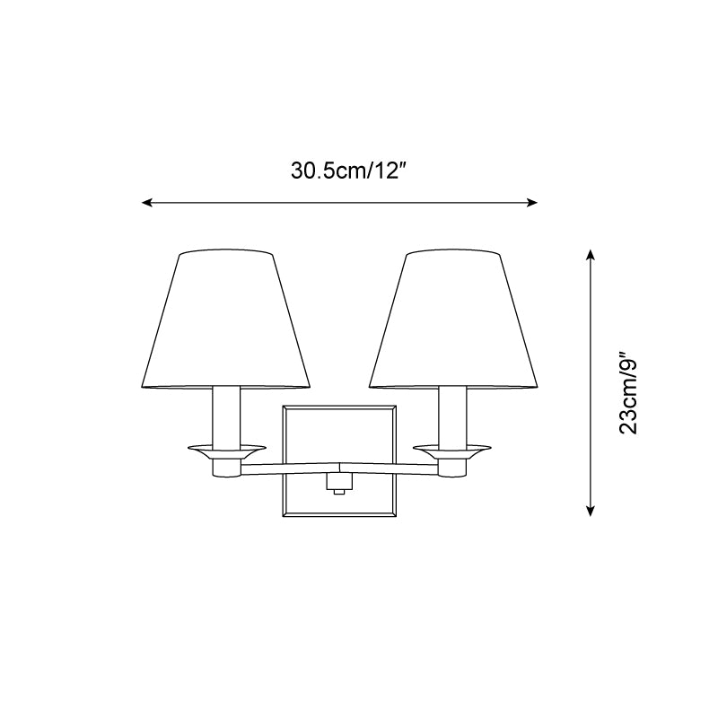 Evans Wall Lamp Double-Arm - Letslighting