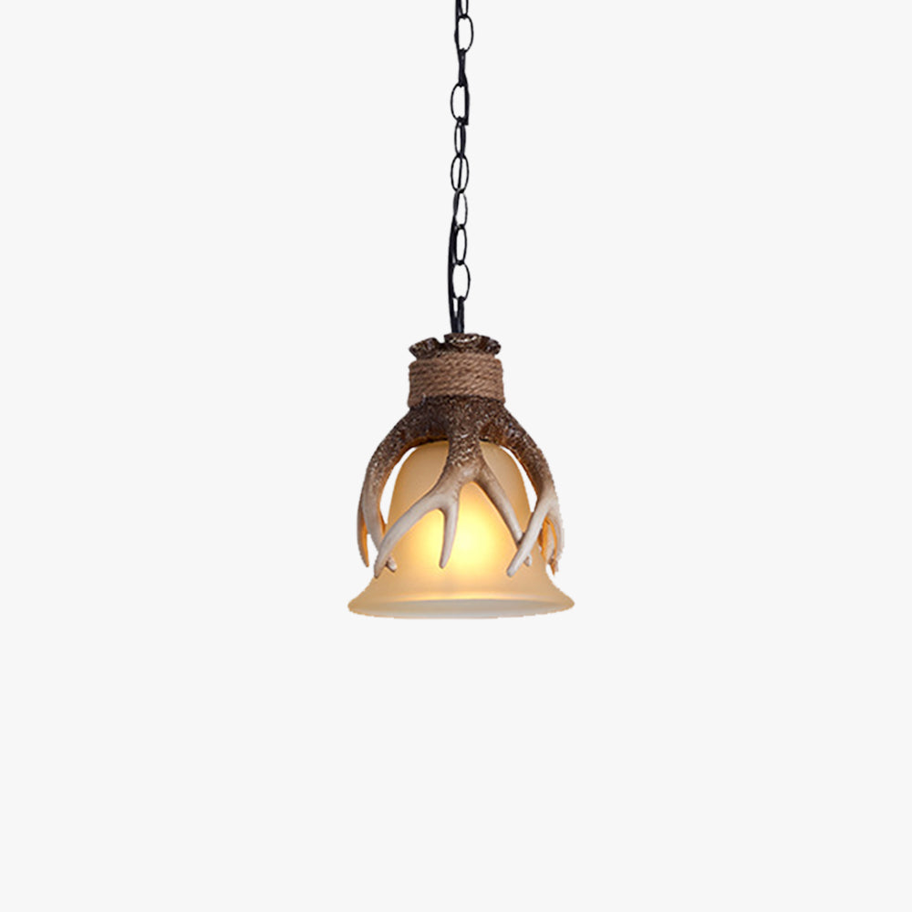 Silva LED Suspension Marron Verre Bar/Salle À Manger/Salon - Neutralighting