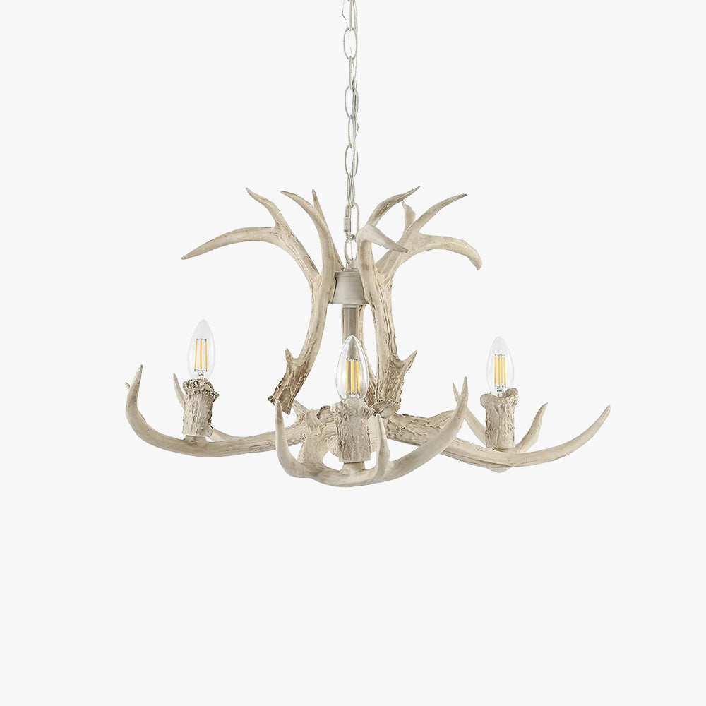 Silva Rétro LED Suspension Blanc Métal Résine Salle À Manger - Neutralighting