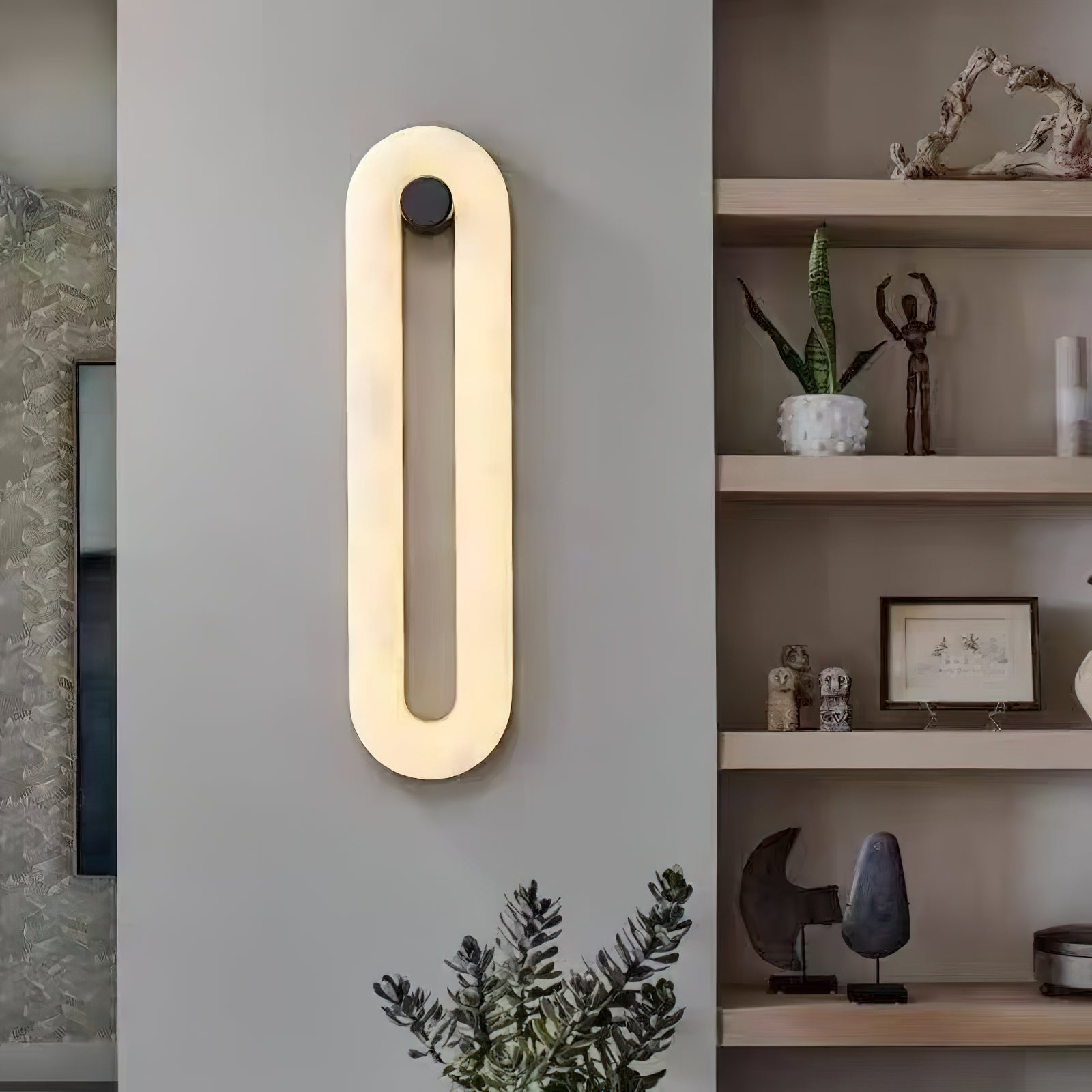 Mydorel Applique Murale Laiton Albâtre Moderne Salon - Neutralighting