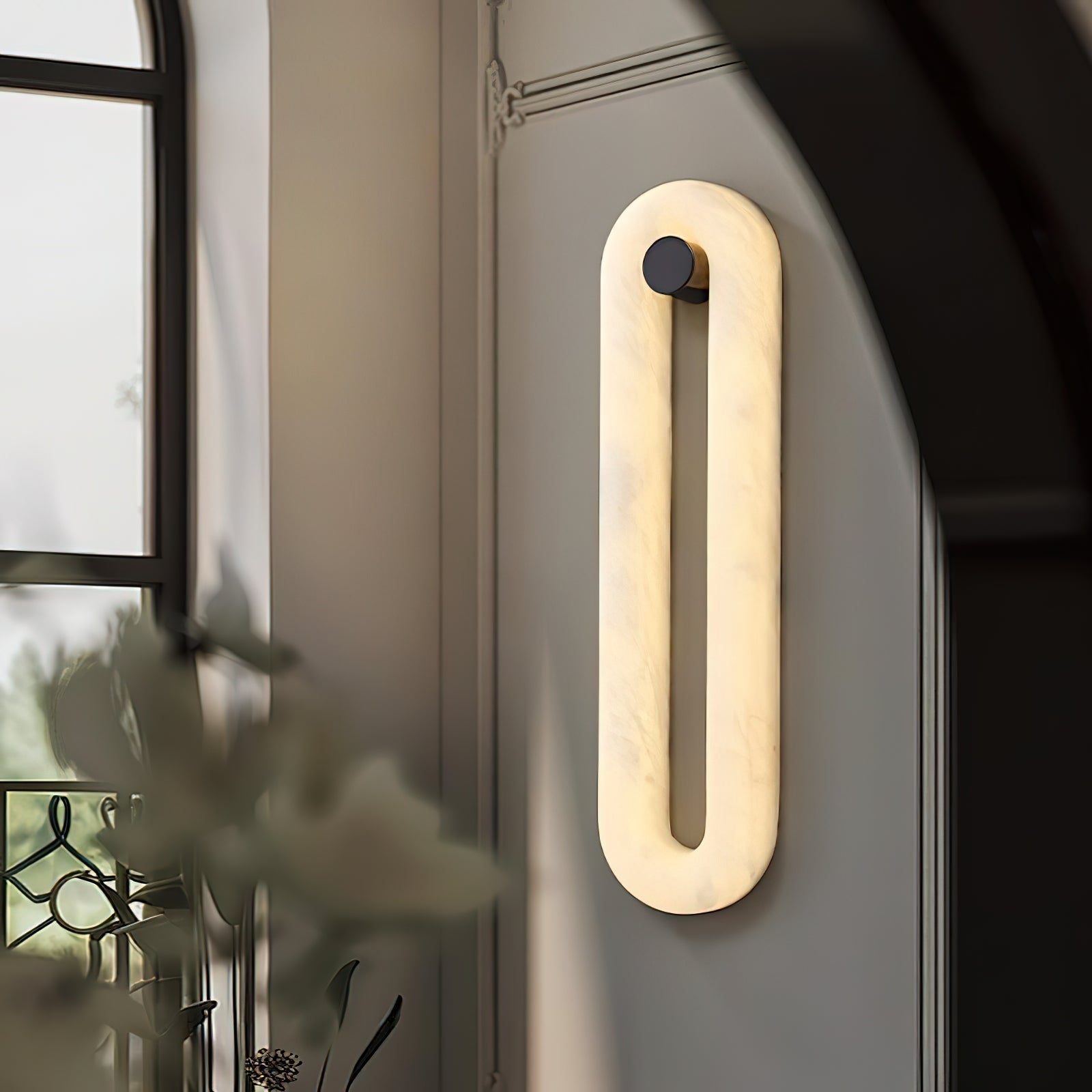 Mydorel Applique Murale Laiton Albâtre Moderne Salon - Neutralighting